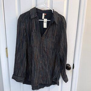 Anthropologie - Pilcro Slouchy Flannel Shirt – Size M, NWT $98 Retail